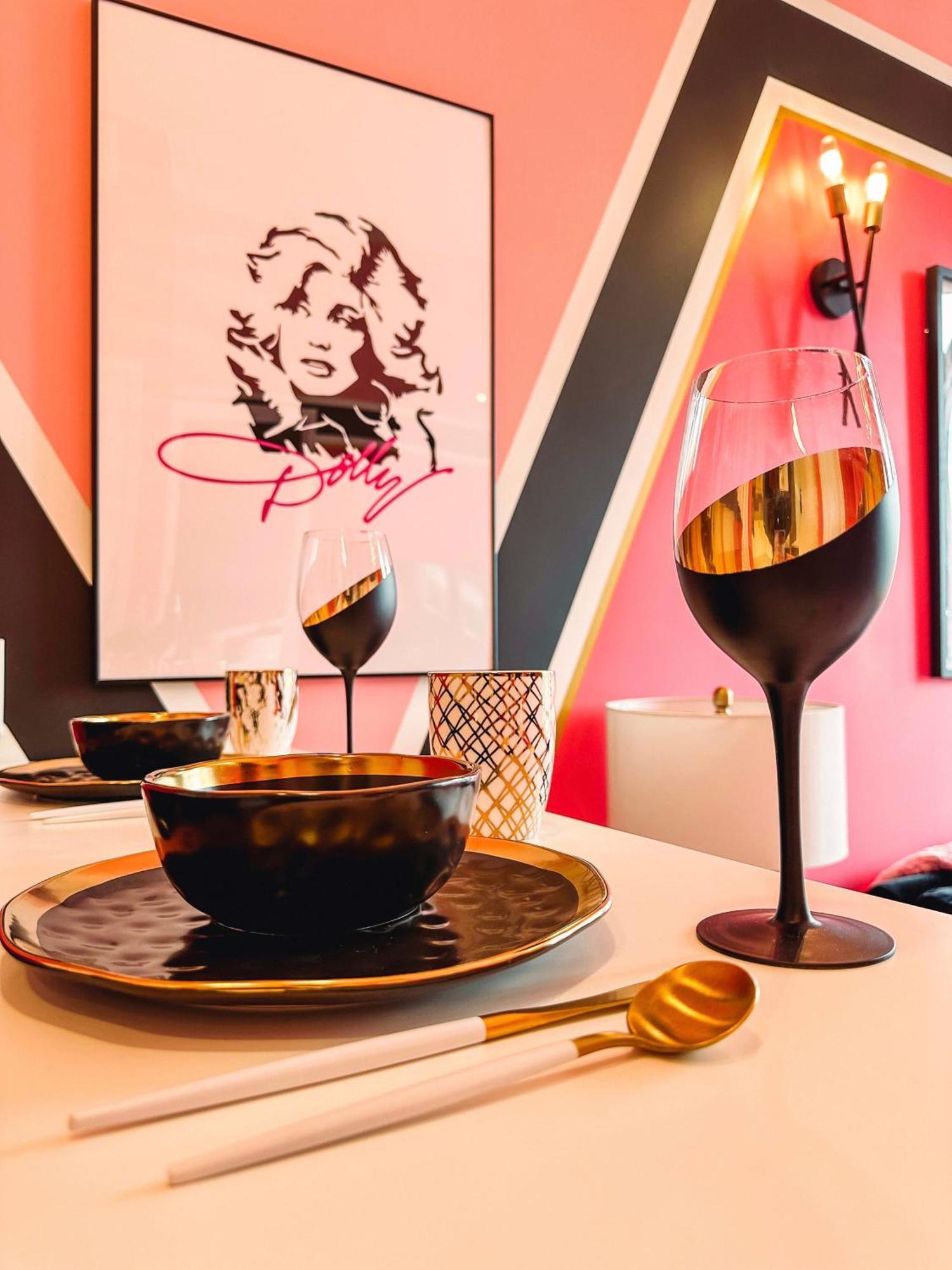 ナッシュビル Dolly'S Glam Getaway - Glittering Gem Near Broadwayヴィラ エクステリア 写真